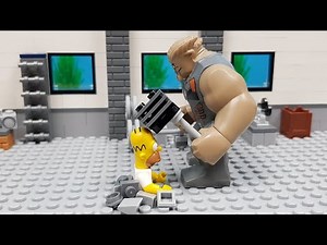 Lego Gym Fail - Simpsons Bodybuilding
