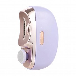 Electric Toenail Grinder for Thick Nails – 2-in-1 Automatic Nail Clipper & Trimmer, Safe Nail File for Hands & Feet, Ideal for Seniors, Kids & Adults(Purple)