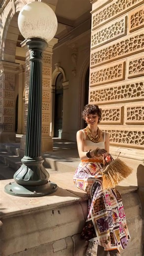 Meet the Wild Palm Maxi Skirt. Texture meets tone in luxurious viscose-linen fabrication featuring an elasticated waistband & complete with functional pockets. Available now. #sachadrake | Sacha Drake