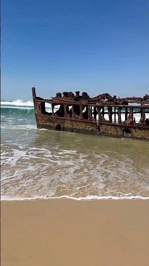 Ship Wreck, K’gari, Fraser Island, Australia #australia #shipwreck #kgari #frazerisland