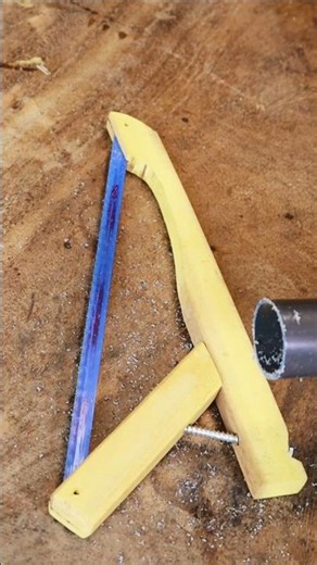 Make Your Own Hacksaw Frame at Home! 🏠#diy #woodworking #tools