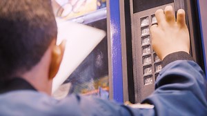 Book vending machine offers a creative way to amplify elementary school's reading program