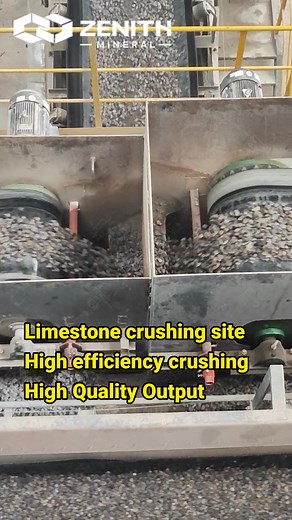 Limestone crushing site High efficiency crushing High Quality Output Get Price: https://api.whatsapp.com/send/?phone=8613681824362 #stonecrusher #miningequipment | Shanghai Zenith Mineral Co., Ltd.