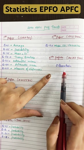 Statistics in EPFO APFC Exam | Vyasa IAS