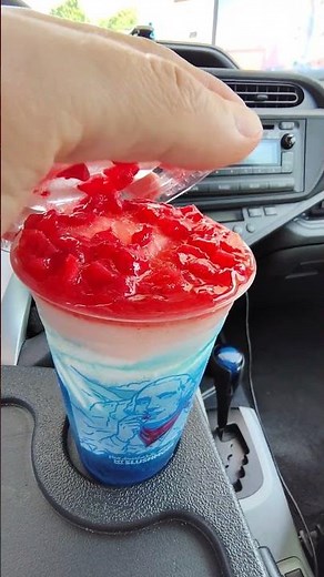 Trying the NEW Red, White & Blue Slush Float at Sonic! 🔴⚪🔵