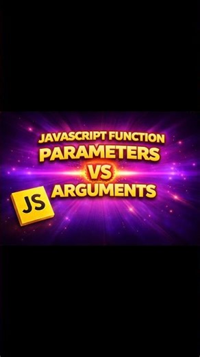 🔥 Parameters vs Arguments in JavaScript | Explained Simply #codeshiksha #javascript #webdevelopment
