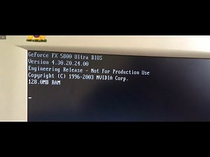nVidia GeForce FX 5800 Ultra Engineering Sample