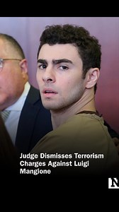 130K views · 1.3K reactions | Judge Gregory Carro dismissed terrorism charges against Luigi Mangione's case over the killing of UnitedHealthcare CEO Brian Thompson, but kept the state’s second-degree murder charges against Mangione. | Newsweek | Facebook