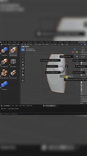Gioxyer on Instagram: "Blender SDF Boolean Mixer AddOn Bukoros Design released Blender SDF AddOn called Boolean Mixer that allow you to create advanced boolean operations with different types of blends and chamfers"