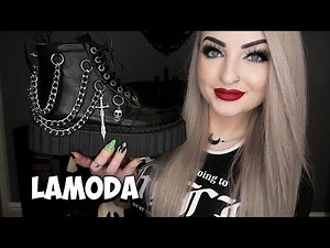 HUGE Lamoda Shoe Haul & Try on! - Gothic Shoes Unboxing - Lunalily