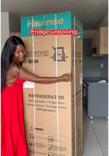 Hisense Fridge Unboxing Experience