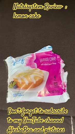 Nutrisystem review: lemon cake