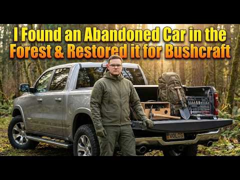 I Found an Abandoned Car in the Forest & Restored it for Bushcraft (Full Process)