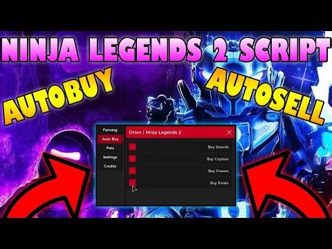NINJA LEGENDS 2 Script 2023 AUTO FARM | AUTO BOSS | COLLECT ALL | UNLOCK ALL ISLAND