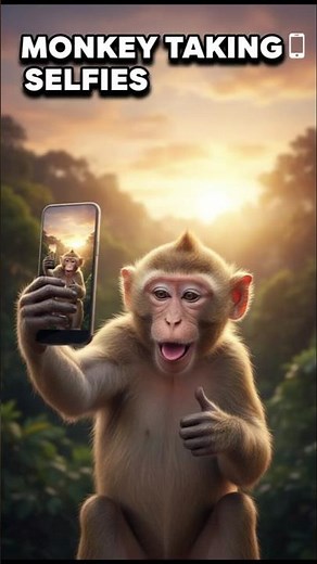 🐵When the monkey discovers social media 📱#shorts #ai #funny #viral