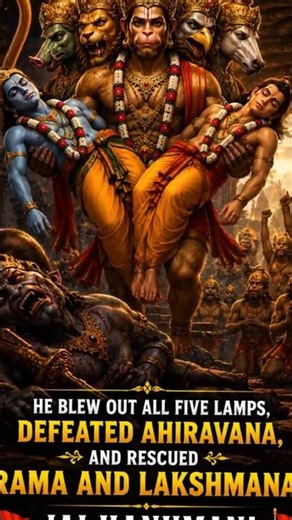 The Amazing Story of Panchamukhi Hanuman 🚩 | How Hanuman Saved Lord Rama