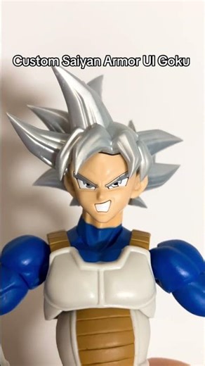 Custom UI GOKU #dragonball #saiyan #goku #actionfigures #dbz #ultrainstinct #customfigure