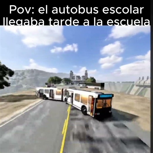 Pov: el autobus llegaba tarde