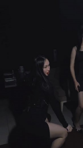 Elegant Evening Dance Performance by Two Women