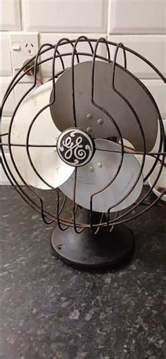 '37 GE Quiet Blade Fan | Quick Video [Read Description] #1930s #antiquefans #generalelectric