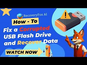 How to Fix a Corrupted USB Flash Drive and Recover Data? Complete Steps