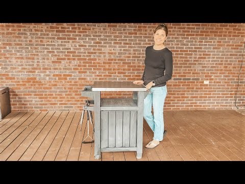 Keter Unity Small 40 Gal Grill Table & Storage Cart Overview | My Thoughts #ad #amazoninfluencer