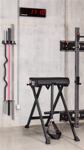 Rogue Fitness Europe on Instagram: "The Scout Hyper is a patented, foldable reverse-hyper machine. This uniquely lightweight and mobile design features hinging legs that lock into place with pop pins and easily fold back for efficient storage after use. ➡️ Shop our space-saving Westside Scout Hyper at the link in our bio. #ryourogue"