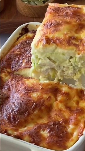 Zucchini casserole with cottage cheese🥒