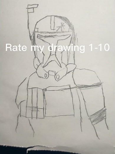 Captain Rex drawing # starwars # sketch