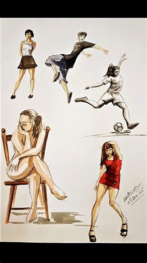 5 Simple Tips to Instantly Improve Figurative Watercolor#shorts