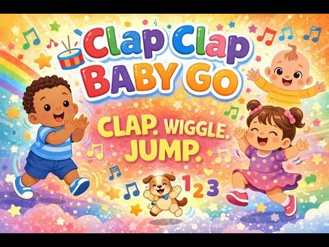 Clap Clap Baby Go. Fast Action Baby Song for Toddlers