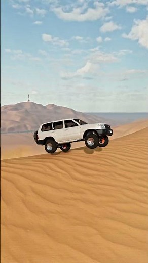 Toyota Land Cruiser vs Giant Sand Dune | BeamNG Drive Off-Road Challenge