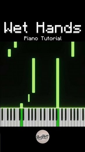 Wet Hands - C418 (Minecraft) | Piano Tutorial