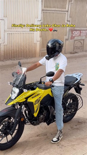 From Dream to Garage 🏍️ Suzuki V-Strom SX 250 #dreambike #biker #rider #newbike #bikeride #fyp