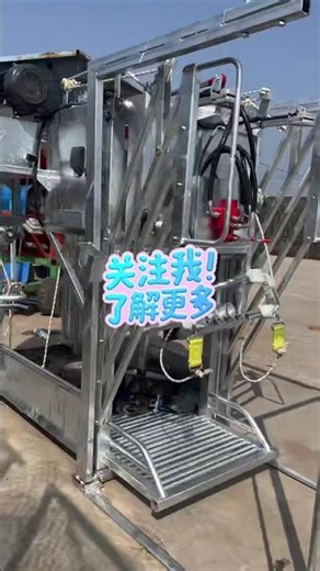 Cow farm equipment, cow neck clamps