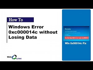 How to fix windows error 0xc000014c | fix windows startup 0xc000014c | recovery error code 0xc00014c