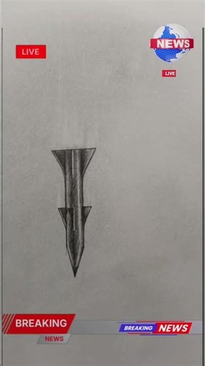 "Breaking News: A missile launched by mechanical pencil!🚀🗞️" | shorts | how to draw | art |