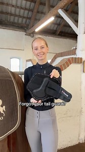 Life hack for riders! 🔥 Did you know that you can also use a brushing boot as a tail protector? Perfect for emergencies when you don't have a tail protector to hand! 😉✨ #horze #equestrian #lifehack #riderlife #tipsandhacks #horses #wednesdaywisdom | Horze