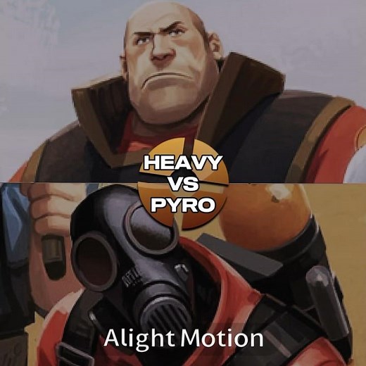 Heavy vs Pyro #teamfortress2 #tf2 #whoisstrongest #1v1