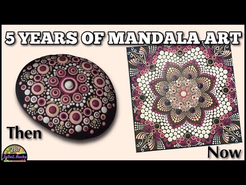 5 YEARS of Mandala Art | Full Tutorial 12" Pink Mandala