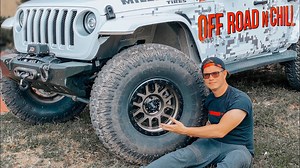 The process of fitting 40-inch tires on my Jeep