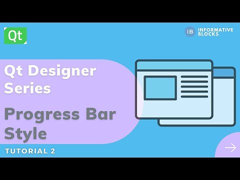 Progress Bar Style | Qt Designer | PySide2 | Python