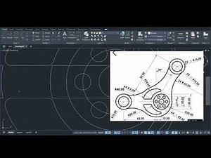 AutoCAD 2D Mechanical Drawing Tutorial 🔥 | Step by Step with Dimensions #autocad