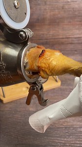 Crispy Chicken Legs Made in a Popcorn Machine