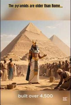 The pyramid #HistoryShorts#AncientEgypt#FacelessContent#Pyramids#DidYouKnow#HistoryFacts#Documentary