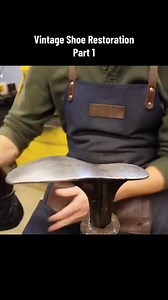 Vintage Shoe Restoration | Part 1 #restore #asmr #shoe #boots #asmrsound #shoerepair #soothing #restoration #satisfyingvideo | The Shoe Master
