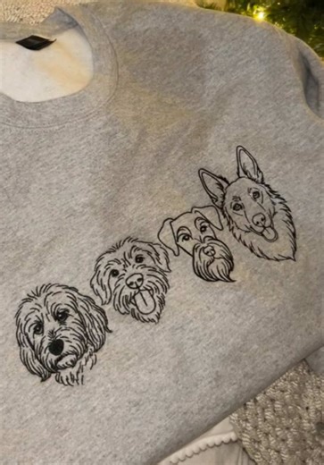 WOOF WOOF 🐶 #cozythreads #embroidery #fyp #downey