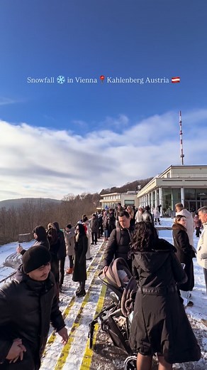1.6K reactions · 85 shares | Snowfall ❄️ in ViennaKahlenberg Austria #vienna #christmas #snowfall | Vienna Uncovered | Facebook