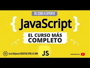 Aprogramar con JavaScript - 122 insertAdjacent para insertar elementos, html o nodos al DOM
