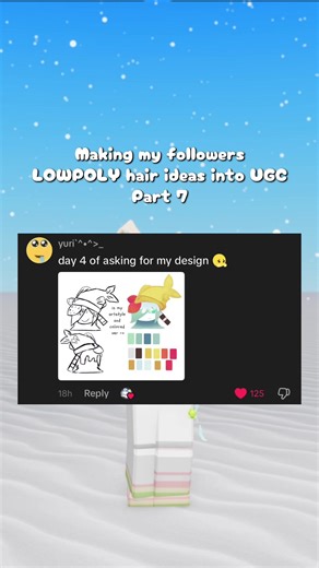 Low Poly Hair and Accessories Ideas for Roblox